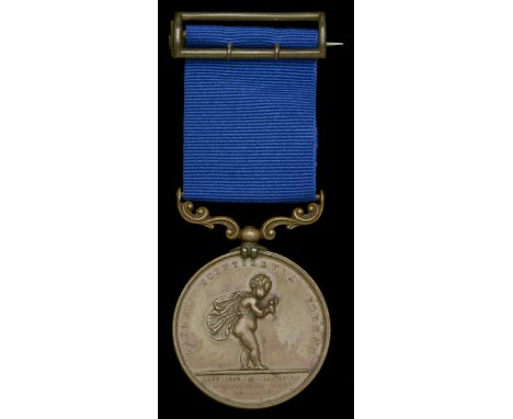 The Royal Humane Society Medal awarded to Mr. R. K. Gilpin, Trinity House Pilot and Coxswain of the R.N.L.I. Lifeboat at Teig