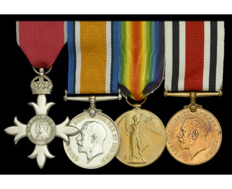 A post-War ‘Civil Division’ M.B.E. group of four awarded to Sergeant W. G. Row, Royal Air Force, who served as Mayor of Dartm