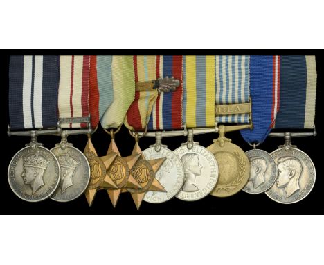 A fine Second War Force ‘K’ ‘Taranto’ D.S.M., post-War ‘Royal Tour’ R.V.M., and Second War ‘Malta operations’ M.I.D. group of