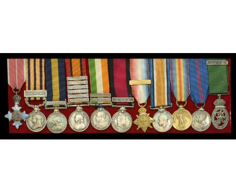 The group of eleven miniature dress medals attributed to/ representative of those worn by Brigadier-General D. G. Macpherson,