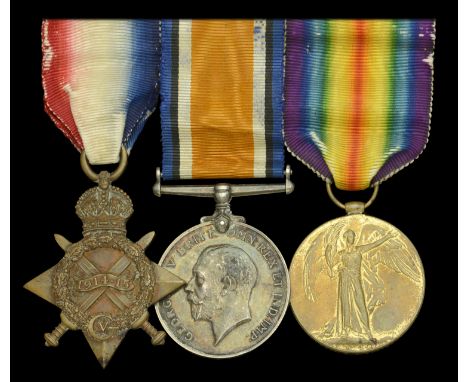 Three: Captain A. B. Carter, Indian Army Reserve, late Honourable Artillery Company  1914-15 Star (317. Dvr. A. B. Carter, H.