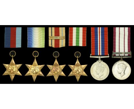 Six: Petty Officer R. E. Fleming, Royal Navy  1939-45 Star; Atlantic Star; Africa Star, 1 clasp, North Africa 1942-43; Italy 