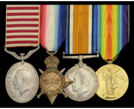 A rare and exceptionally well-documented Great War A.F.M. group of four awarded to Bristol F.2b fighter pilot, Sergeant W. ‘C