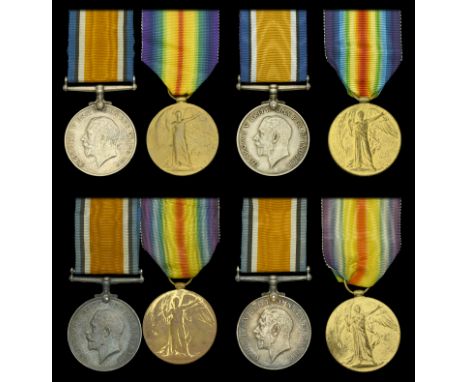 Pair: Private F. H. Codd, Norfolk Regiment British War and Victory Medals (38581 Pte. F. H. Codd. Norf. R.) mounted as worn, 