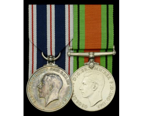 A K.P.M. pair awarded to Police Constable B. Allison, ‘P’ (Camberwell) Division, Metropolitan Police, for his gallantry durin