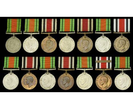 Pair: Sub-Inspector D. D. Roper-Marshall, Bristol Constabulary  Defence Medal; Special Constabulary Long Service Medal, G.V.R