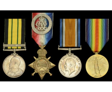 Four: Chief Petty Officer J. Drewett, Royal Navy  Africa General Service 1902-56, 1 clasp, Somaliland 1902-04 (J. Drewett. C.