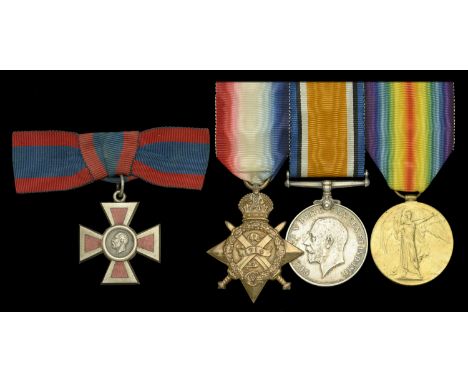 A Great War A.R.R.C. group of four awarded to Matron Elizabeth M. Collins, Queen Alexandra’s Imperial Military Nursing Servic