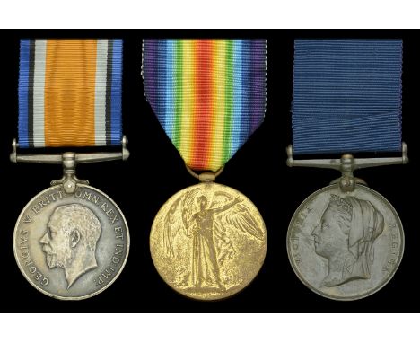 Family Group:  Pair: Gunner F. W. James, Royal Garrison Artillery British War and Victory Medals (SR-60 Gnr. F. W. James. R.A