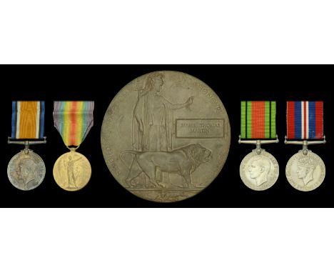 Family Group:   Pair: Driver J. T. Martin, Royal Artilllery British War and Victory Medals (137069 Dvr. J. T. Martin. R.A.); 