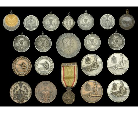 A Collection of Canadian Shooting Medals awarded to Major D. H. Gibson  Lord Tweedsmuir Governor General of Canada Presentati