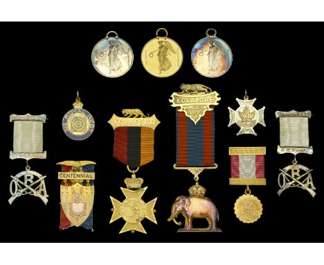 A Collection of Canadian Shooting Medals awarded to Major-General Sir John M. Gibson, K.C.M.G., 13th Battalion, Canadian Infa