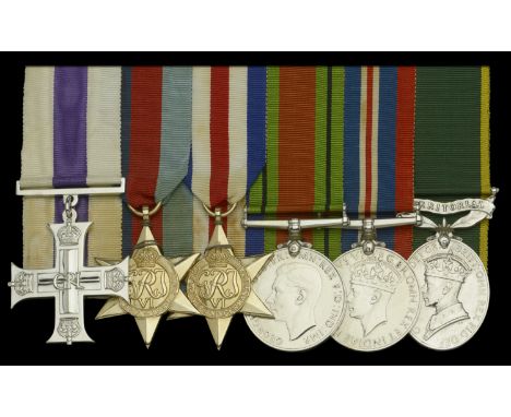 A rare Second War ‘D-Day’ M.C. group of six awarded to Captain D. A. King, 81 Assault Squadron, Royal Engineers, whose specia