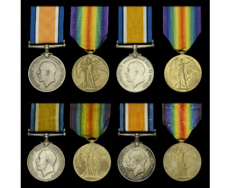 Pair: Private R. Gerrard, Cheshire Regiment British War and Victory Medals (14303 Pte. R. Gerrard. Ches. R.) very fine  Pair: