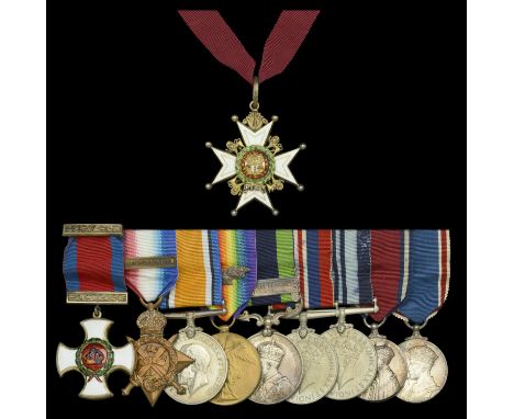 An inter-War C.B. and Great War D.S.O. group of ten awarded to Major-General Macan Saunders, Indian Army, temporarily employe