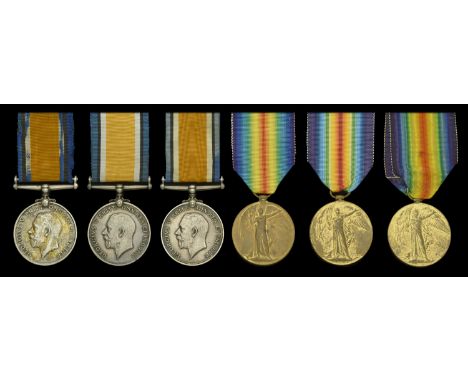British War Medal 1914-20 (3) (47693 Pte. J. Pool. Suff. R.; 15486 Pte. W. J. Wicks. Suff. R.; 41432 Pte. A. J. Clarke. Essex