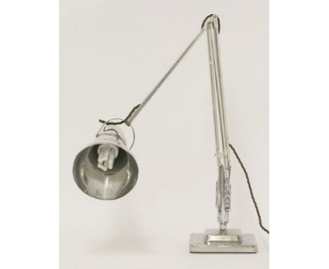 An 'Anglepoise' lamp,designed by Hadrill and Horstmann