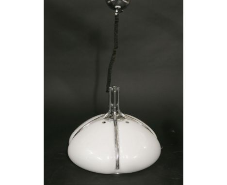 An Italian 'Quadrifoglio' pendant light,1970s, designed by Gae Aulenti for Guzzini,52cm diameter
