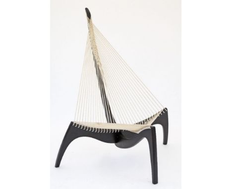 A 'Harp' chair,designed by Jørgen Høvelskov in 1966,130cm highThe Harp chair won awards for best design by the Danish Furnitu