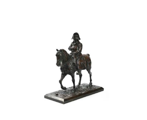 AFTER ERNEST MEISSONIER (1815-1891), AN EQUESTRIAN BRONZE OF NAPOLÉON THE 1ST IN 1814  EARLY 20TH CENTURY Sometimes titled "L