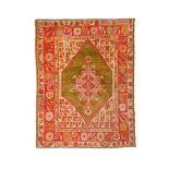 AN ANATOLIAN RUG, approximately 181 x 157cm