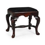 A GEORGE II MAHOGANY STOOL, CIRCA 1740