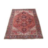 A HERIZ CARPET, EARLY 20TH CENTURY, approximately 370 x 270cm
