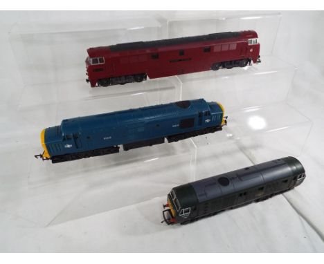 Model railways - three OO gauge diesel electric locomotives comprising two Hornby and one Lima - (3)