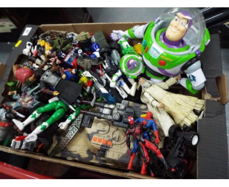 A good mixed lot to include Buzz Lightyear, Mighty Morphing Power Rangers, Teenage Mutant Ninja Turtles, Lord of The Rings, m