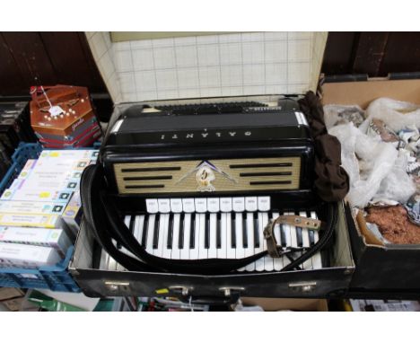 Galanti piano accordion in case 