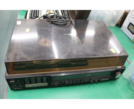 Sanyo record player and tape deck