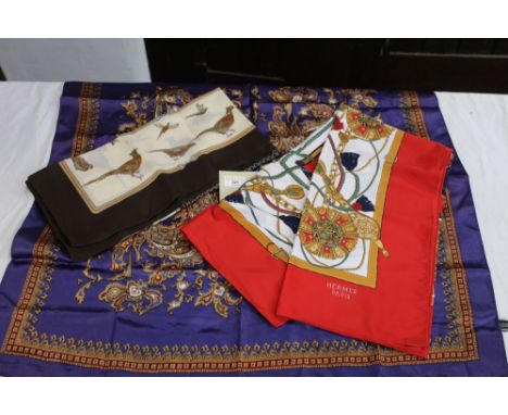 Three scarves, one Hermes 