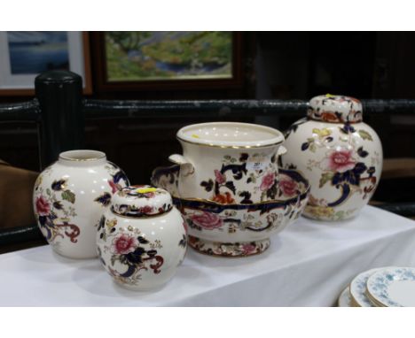 Masons Mandalay ginger jars, bowls and planter 