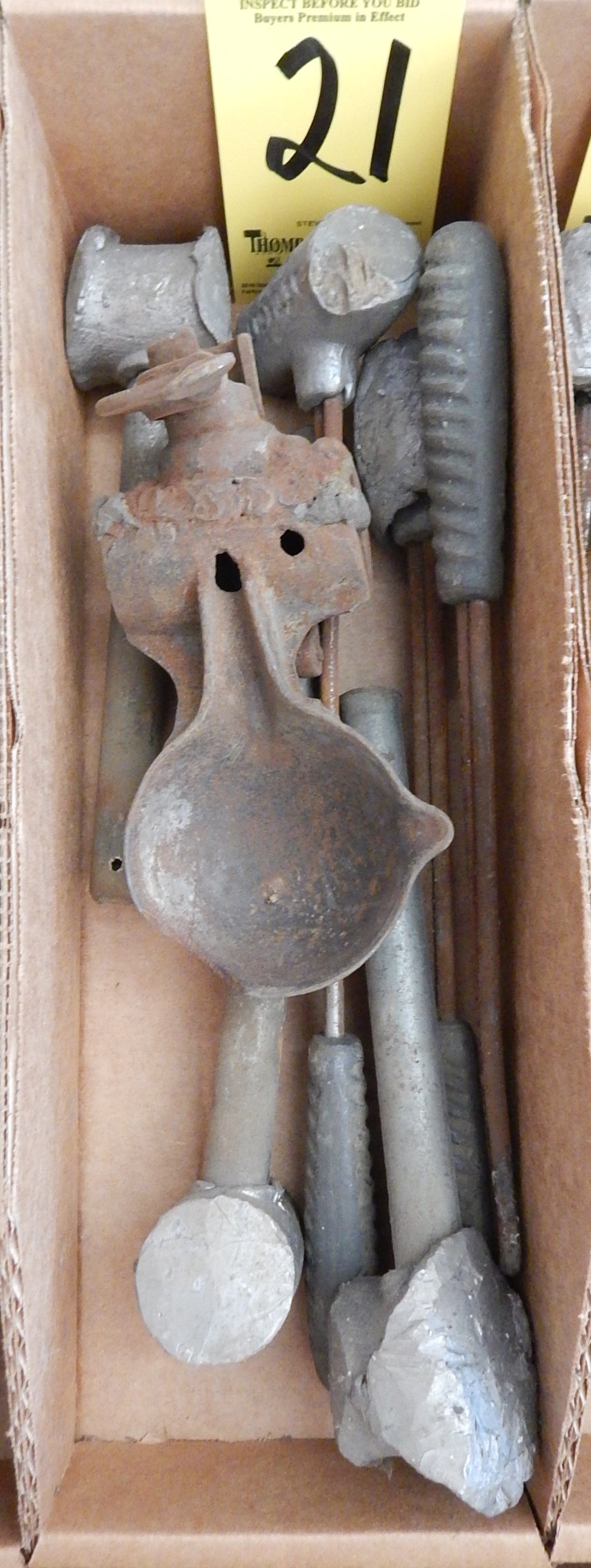 { Choice of lots 20, 21, 22, 23 } } Assorted Lead Hammers w/Mold