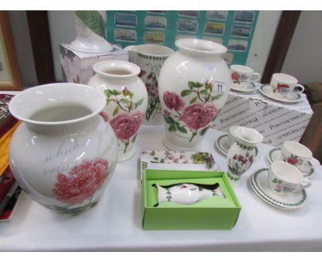 A quantity of Portmerion & Royal Worcester china etc.