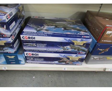 2 Corgi Aviation Archive limited edition 1.72 scale boxed aircraft, No. AA39915, AA39502, Boeing/Messerschmitt and Short Stir