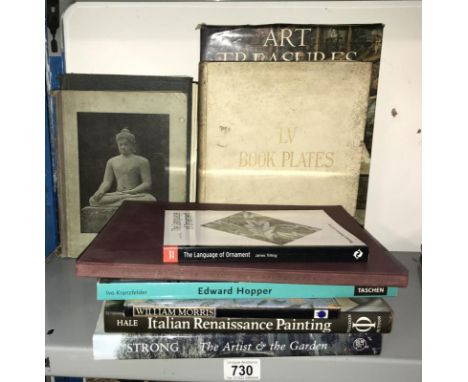 Art - A collection of Art Books including Edward Hopper by Kranfelder,The Artists and the Garden by Strong