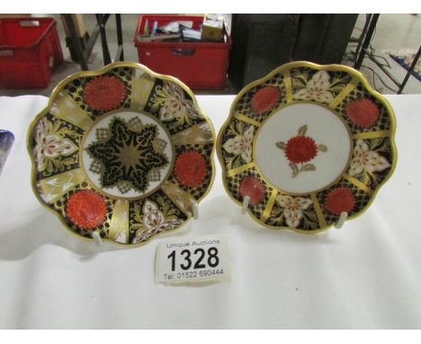 2 Royal Crown Derby pin trays