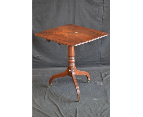 A Regency mahogany tripod tilt top table C1810