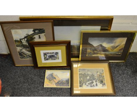 PrintsA Heaton CooperJoiners Shop, Haws Bank, Conniston;W. Heaton CooperEvening Above Watendlath; others;H.N.TomlinsonStream 