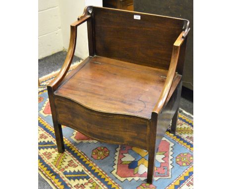 A George III mahogany commode