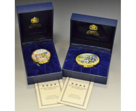 Halcyon Days - a enamel Millennium The Year to Remember box; another A Special Thank You (2)