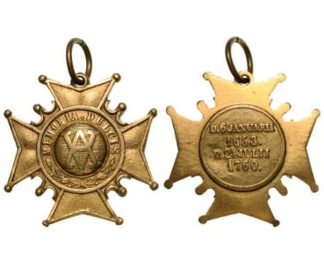Breast Badge, 38 mm, Bronze, original suspension ring. I