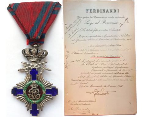 Knight's Cross, 1st Model, Military in Time of Peace. Breast Badge, 66x42 mm, Silver, both sides enameled original suspension
