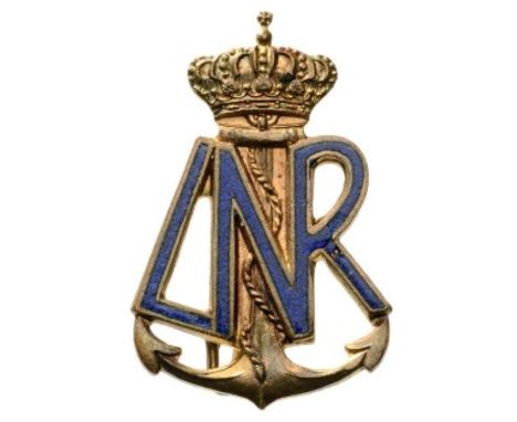 Breast Badge, 25x16 mm, gilt Bronze, enameled, vertial pin on reverse. M.S.B.R. 489. I