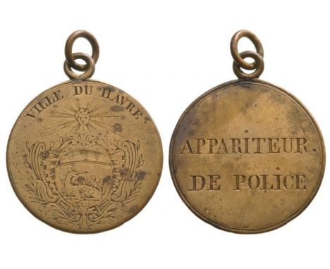 Breast Badge, engraved bronze, 42 mm, with suspension ring. II R!