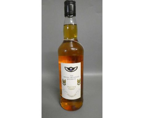 One bottle 22nd Special Air Service Regiment Peaty Creag Whisky, Tanners old Scotch whisky, 40% 70cl (Est. plus 24% premium i