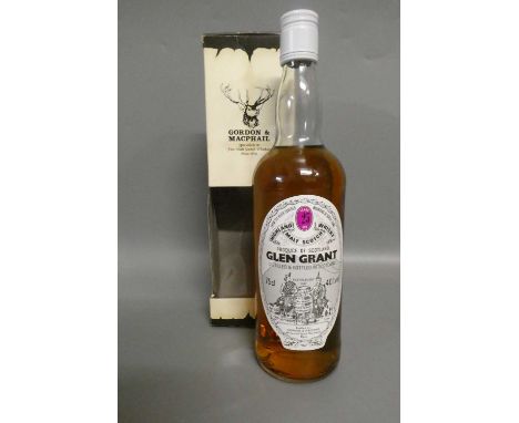One bottle Glen Grant 25 year old Highland malt Scotch whisky, bottled by Gordon &amp; Macphail, boxed, 75cl 40% (Est. plus 2