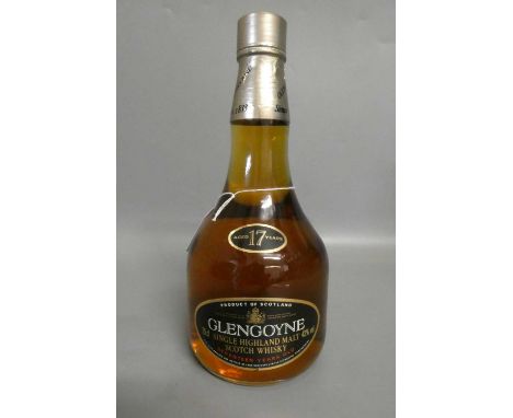 One bottle Glengoyne 17yr old single Highland malt Scotch whisky, 43%, 75cl (Est. plus 24% premium inc. VAT)Condition Report: