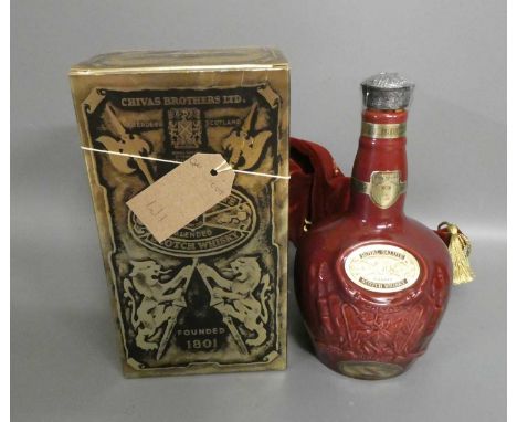 Chivas Brothers Royal Salute blended scotch whisky, boxed, with velvet bag, 75cl (Est. plus 24% premium inc. VAT)Condition Re